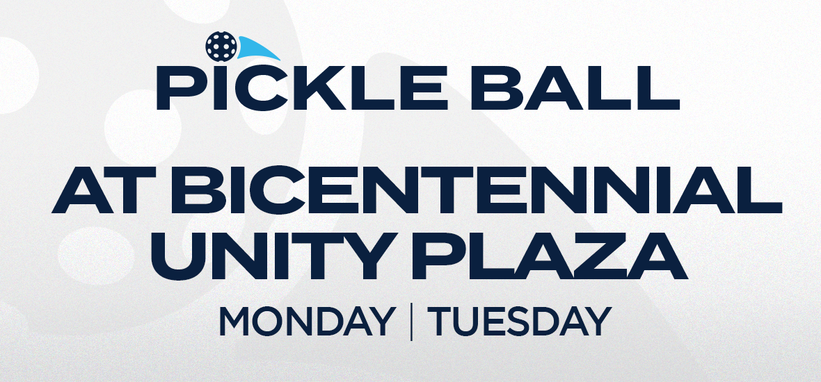 Pickleball at Bicentennial Unity Plaza