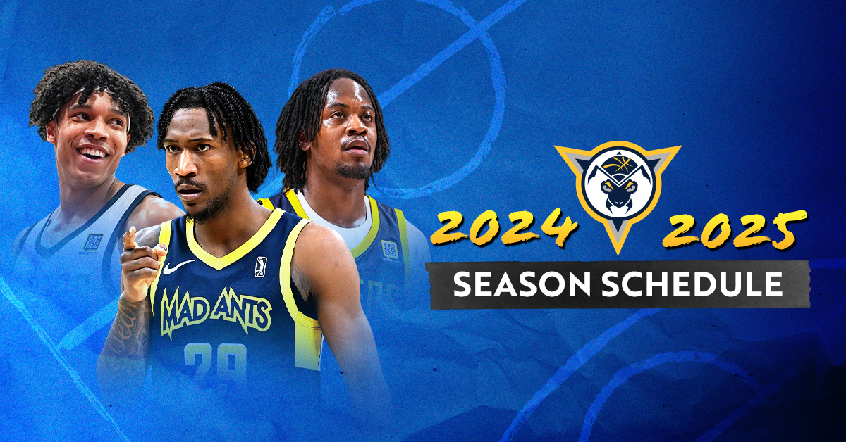 Indiana Mad Ants release 2024-2025 game schedule | Gainbridge Fieldhouse